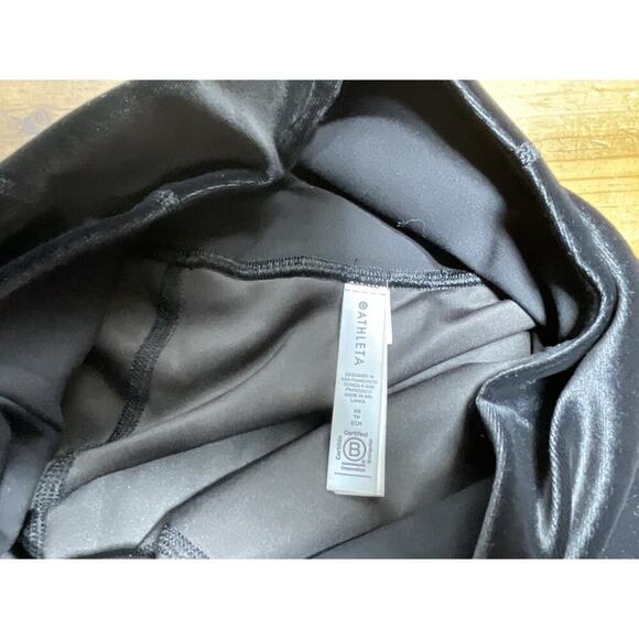 Athleta Elation Velvet Tight Leggings Black Yoga Size XS - Picture 5 of 10